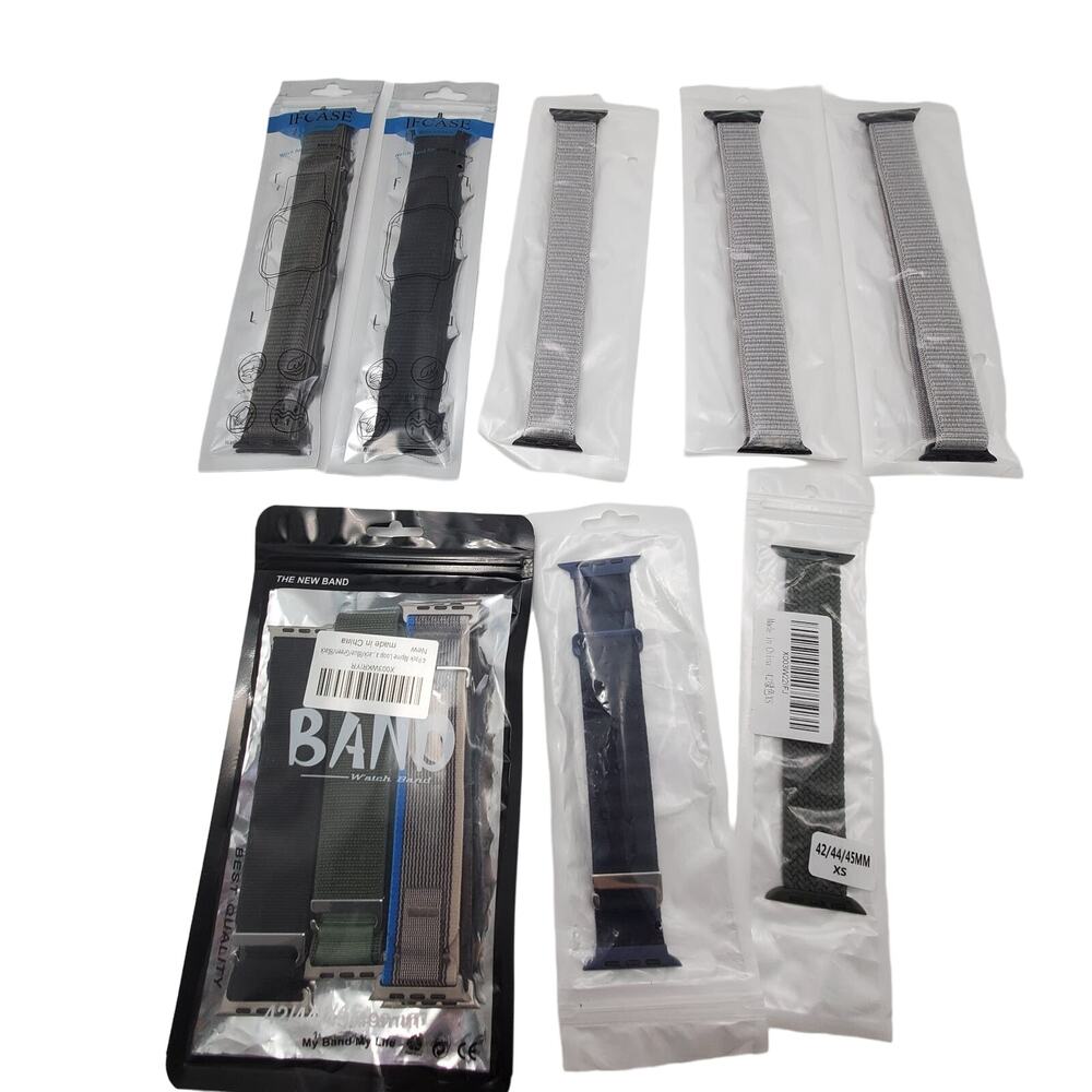 Lot of 10 Sport Watch Bands 42/44/45 mm Variety Mixed